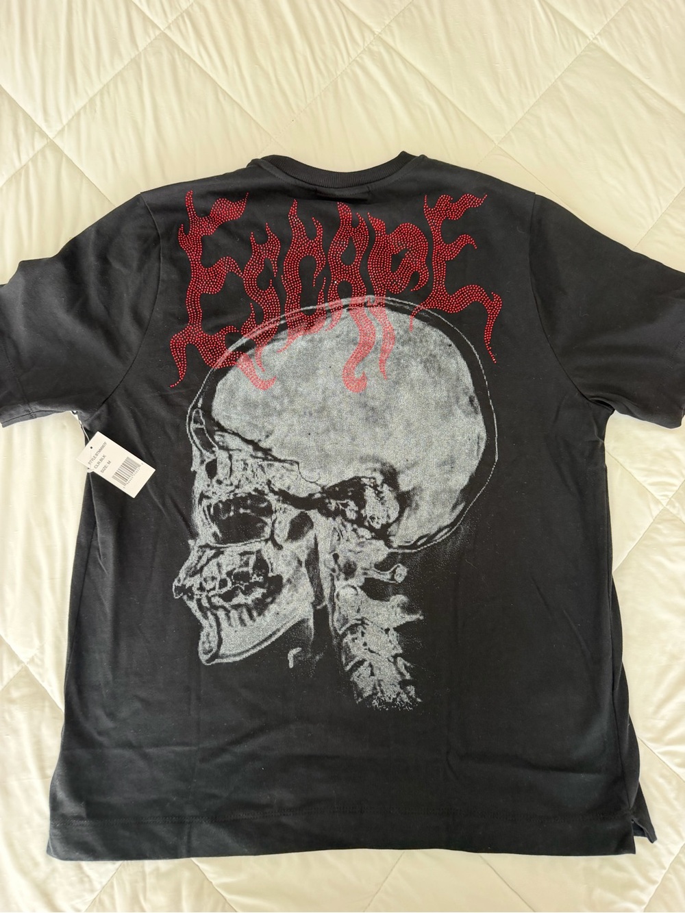 Black Skull Graphic Men's T‑Shirt